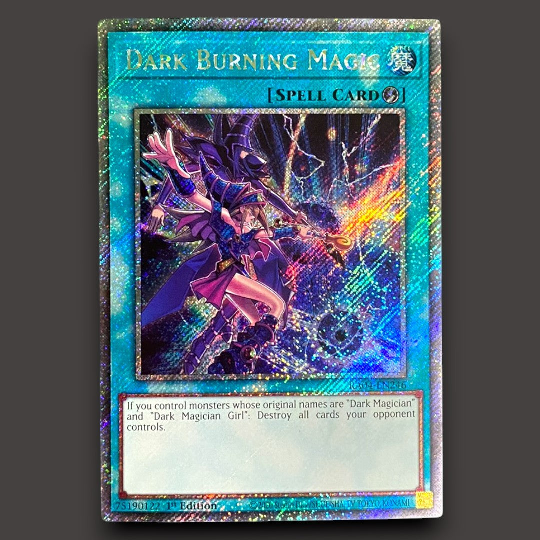 Dark Burning Magic Yu-Gi-Oh! card