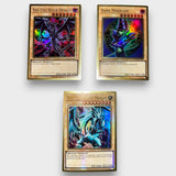 BLUE-EYES WHITE DRAGON, RED-EYES AND DARK MAGICIAN - ALTERNATE ART BUNDLE