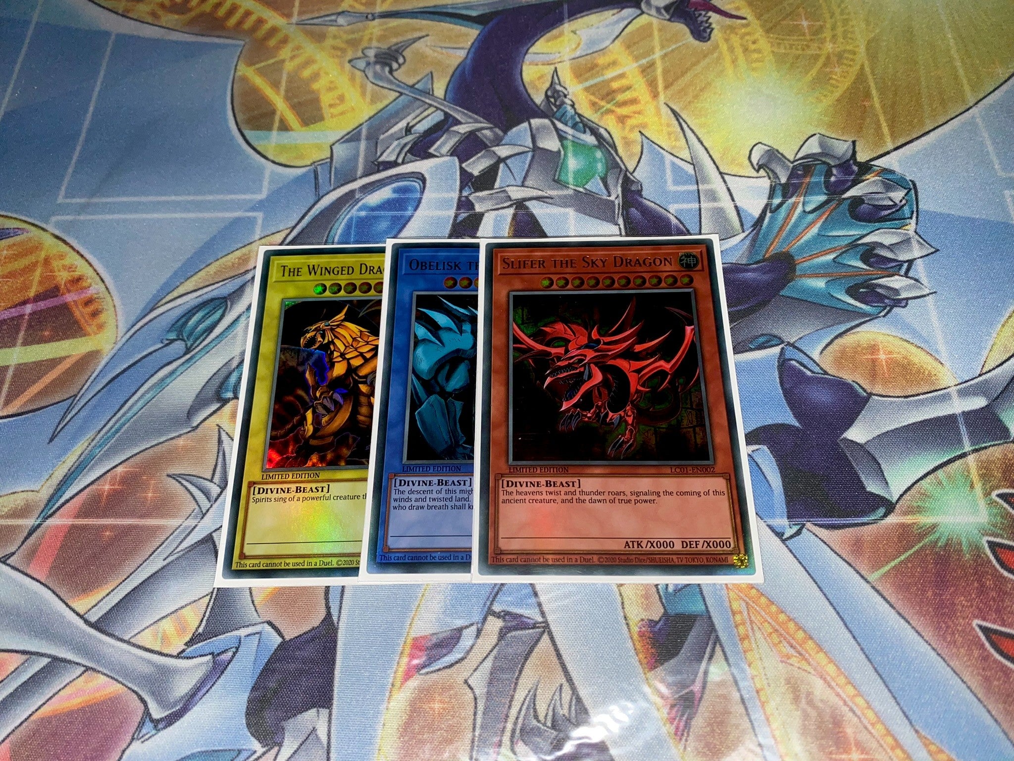 yugioh limited edition god cards EGYPTIAN GOD SLIME