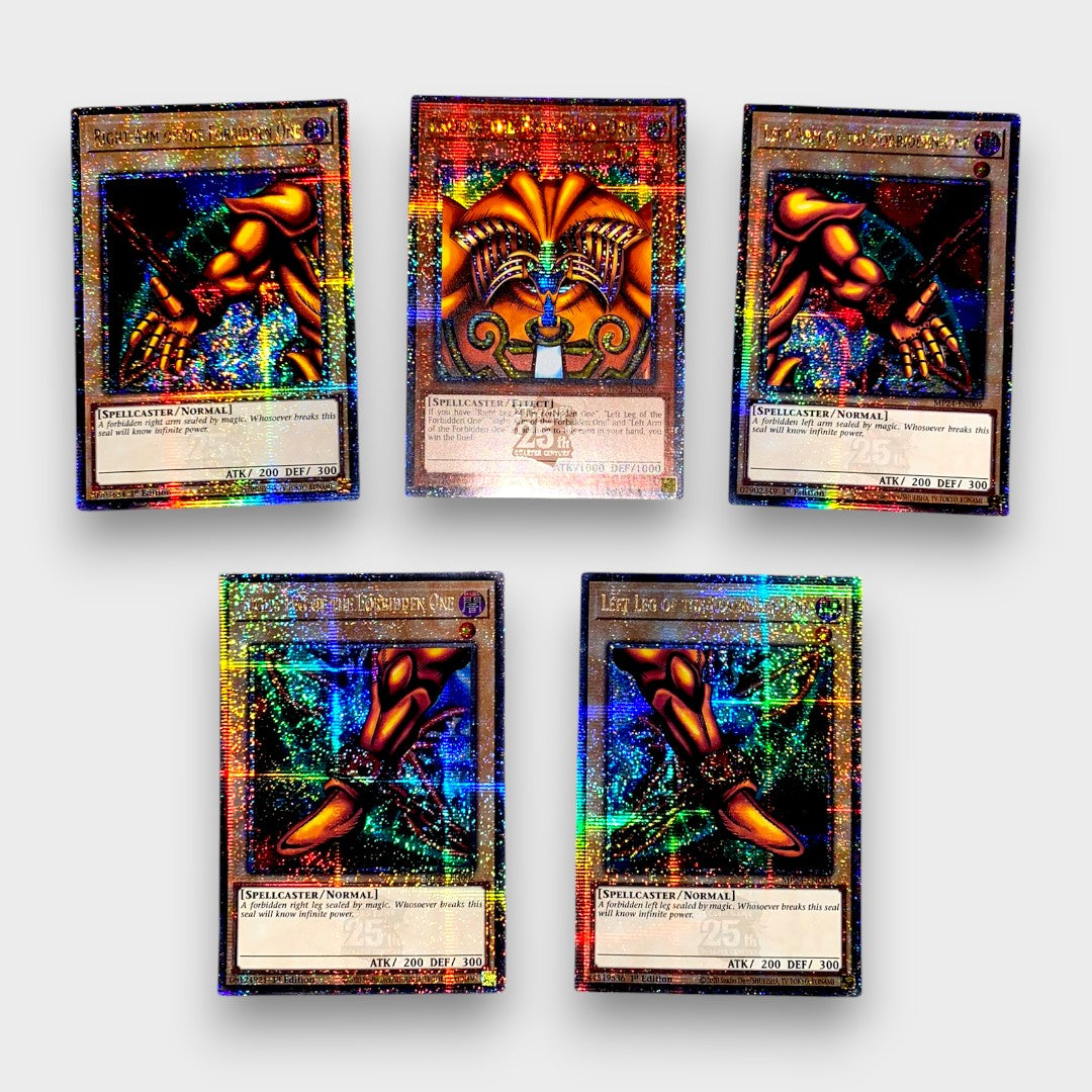 yugioh new exodia cards BLCR Complete the Forbidden One Set :: All Starlight Rare 1st Edition Mint Cards:: Unicorn and cannot be Special Summoned by other ways Exodia the Forbidden One 25LP-EN000