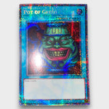 POT OF GREED - HOLOGRAPHIC CARD