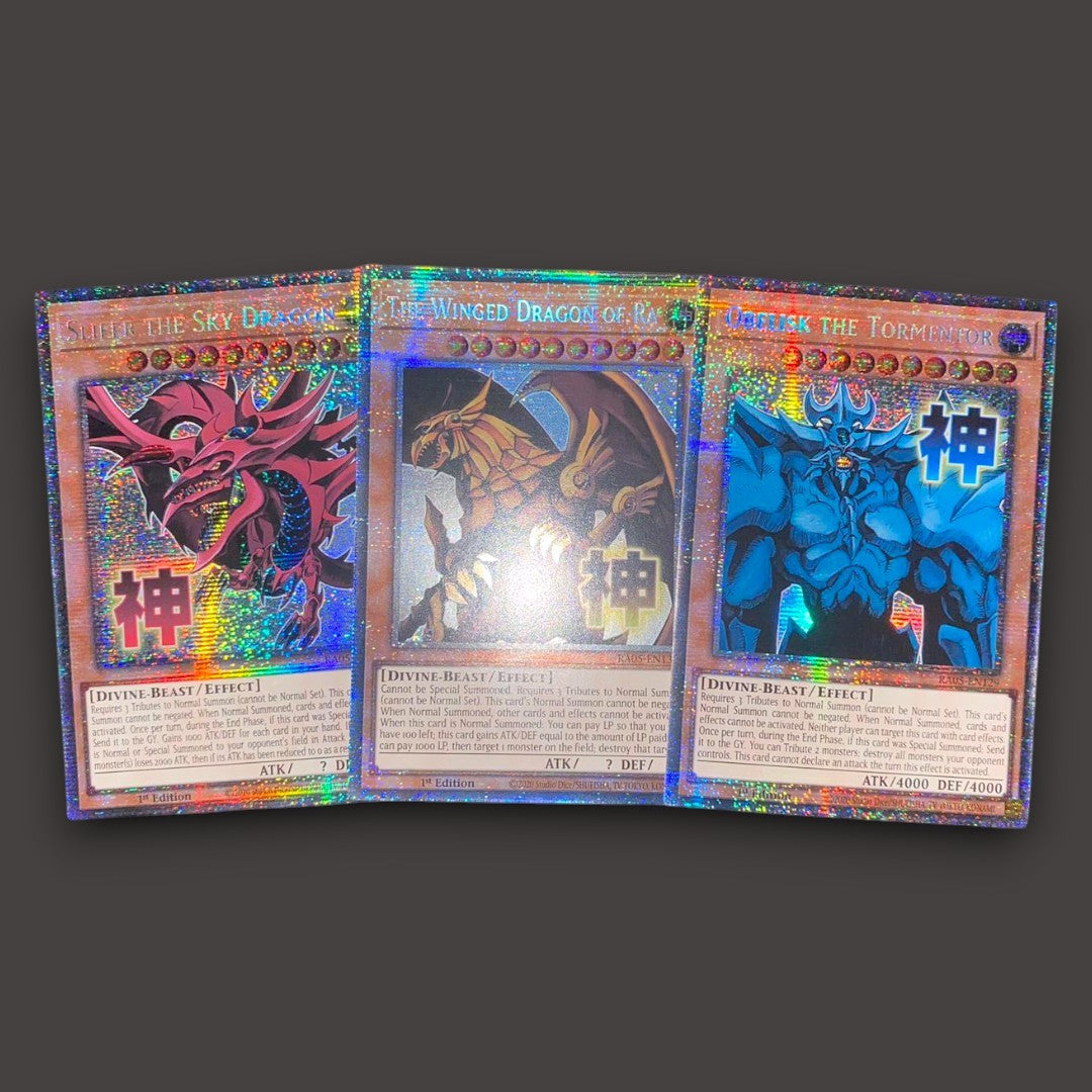 yugioh egyptian god cards limited edition Gods - Starlight Rare Bundle Design - Choose one:PM FIN Gold Chocobo HF Exclusive Pack Do not place this Top 10 Most Expensive