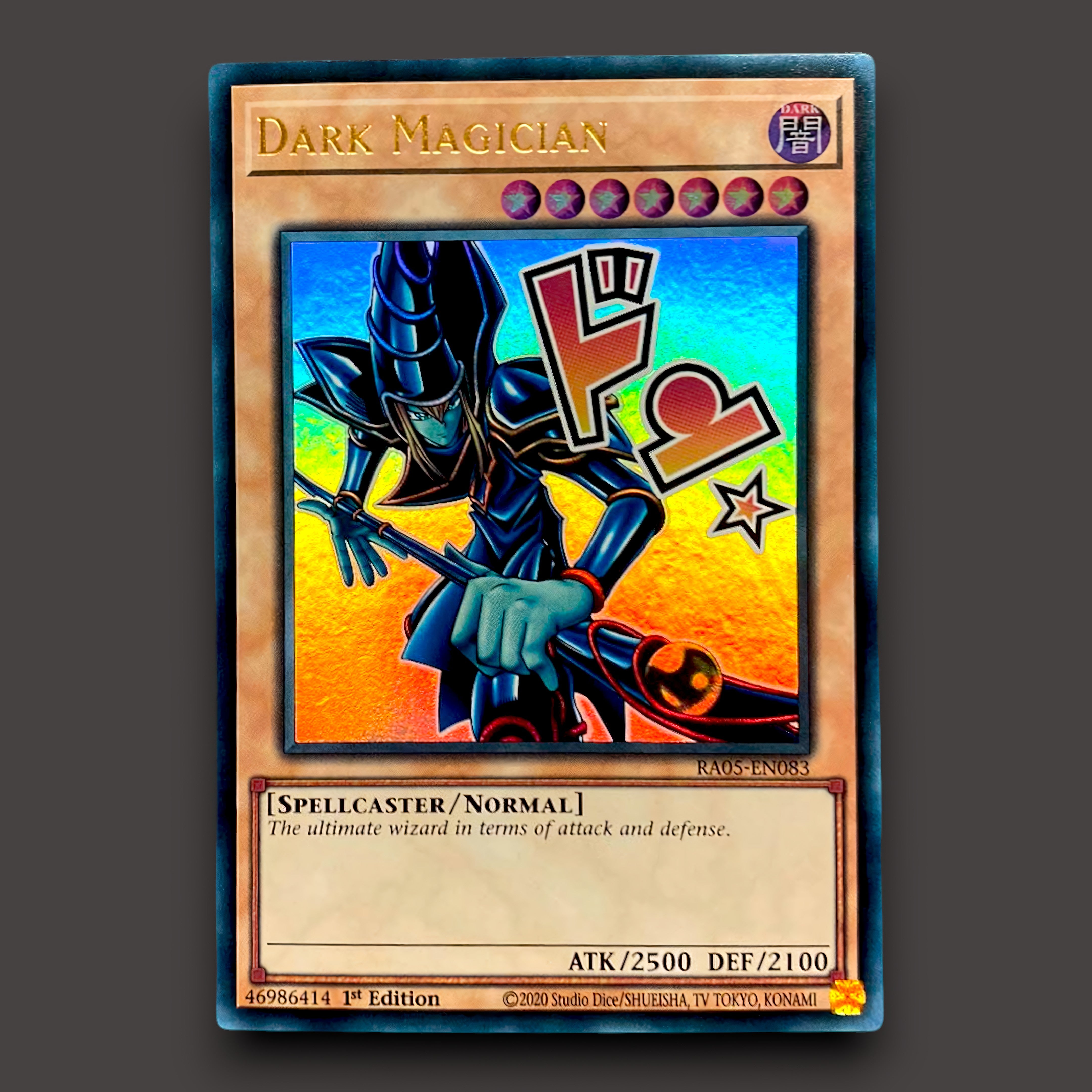 Dark Magician Ultra Rare alternate artwork Yu-Gi-Oh! card