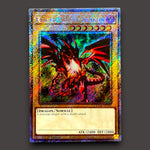 Red-Eyes Black Dragon Platinum Secret Rare alternate artwork Yu-Gi-Oh! card