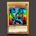 Blue-Eyes White Dragon Gold Rare alternate artwork Yu-Gi-Oh! card