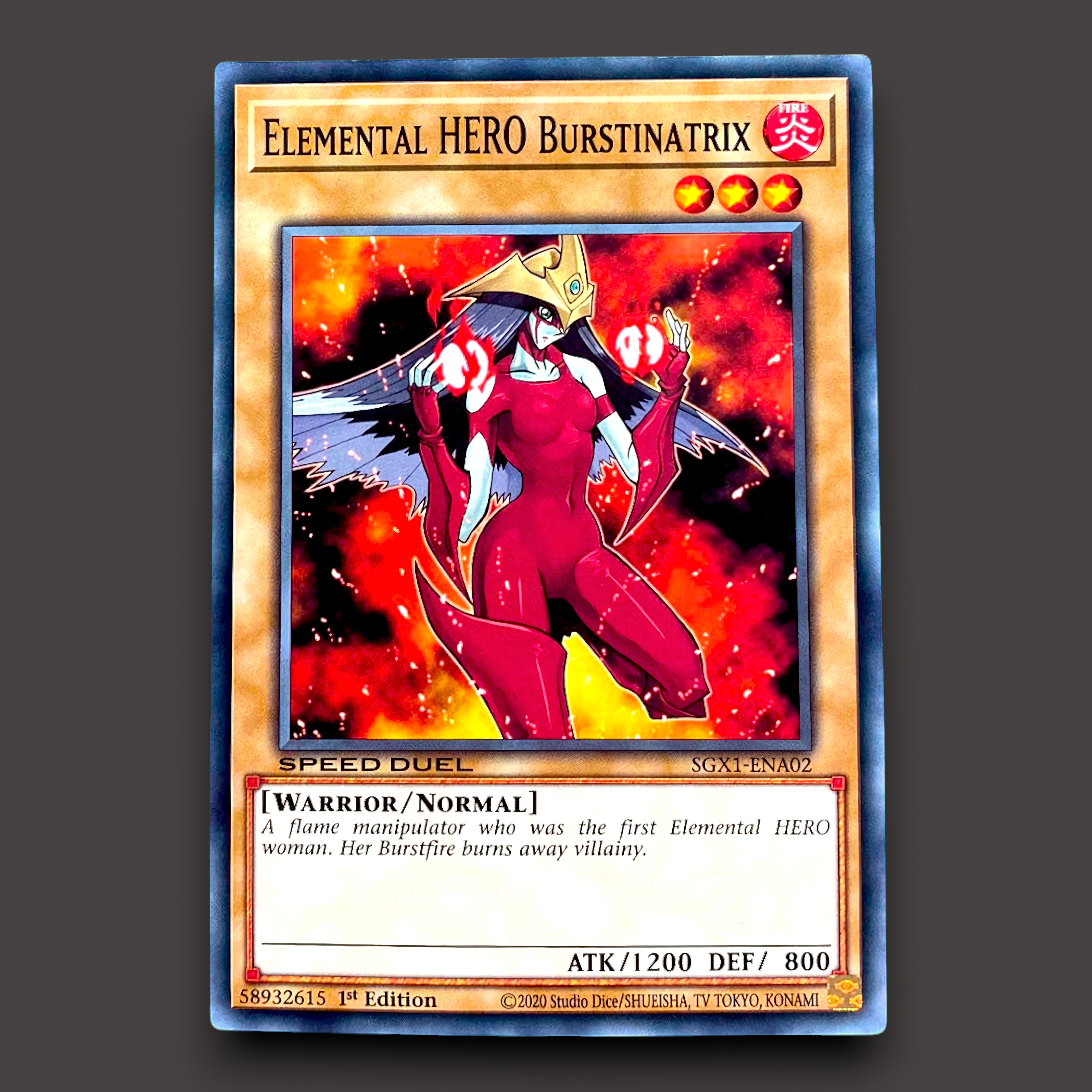Elemental HERO Burstinatrix Common Yu-Gi-Oh! card