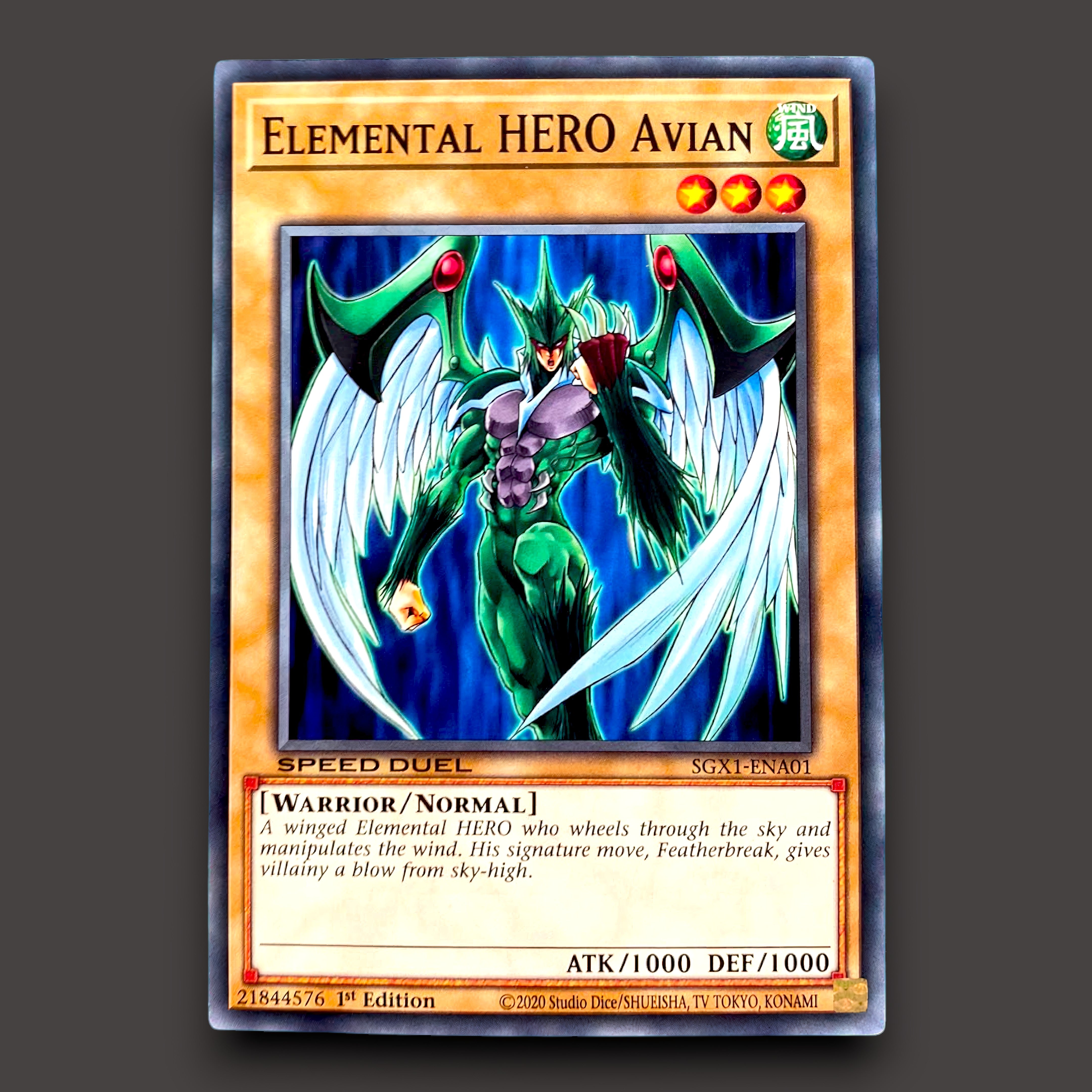 Elemental HERO Avian Common Yu-Gi-Oh! card