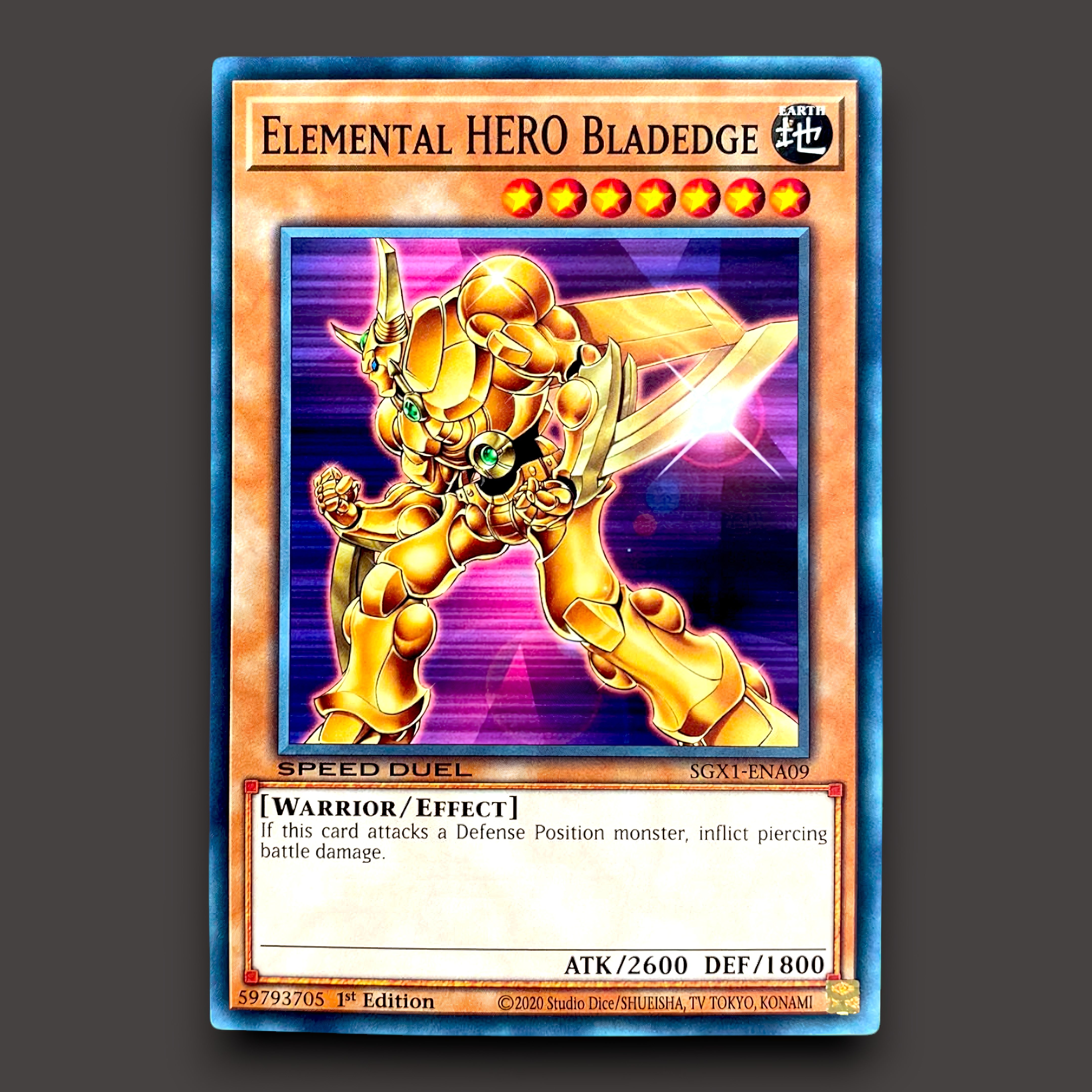 Elemental HERO Bladedge Common Yu-Gi-Oh! card