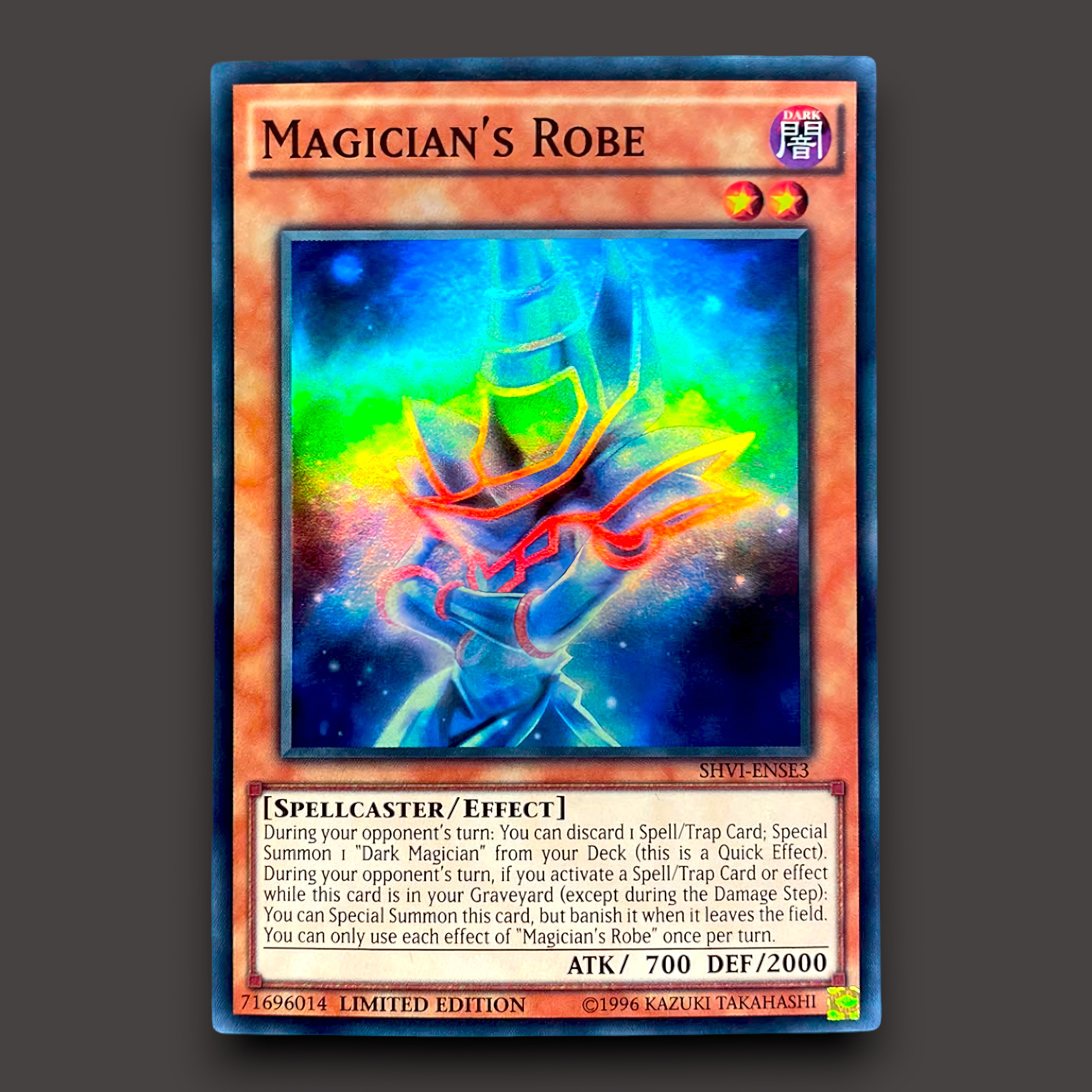 Magician's Robe Super Rare Yu-Gi-Oh! card