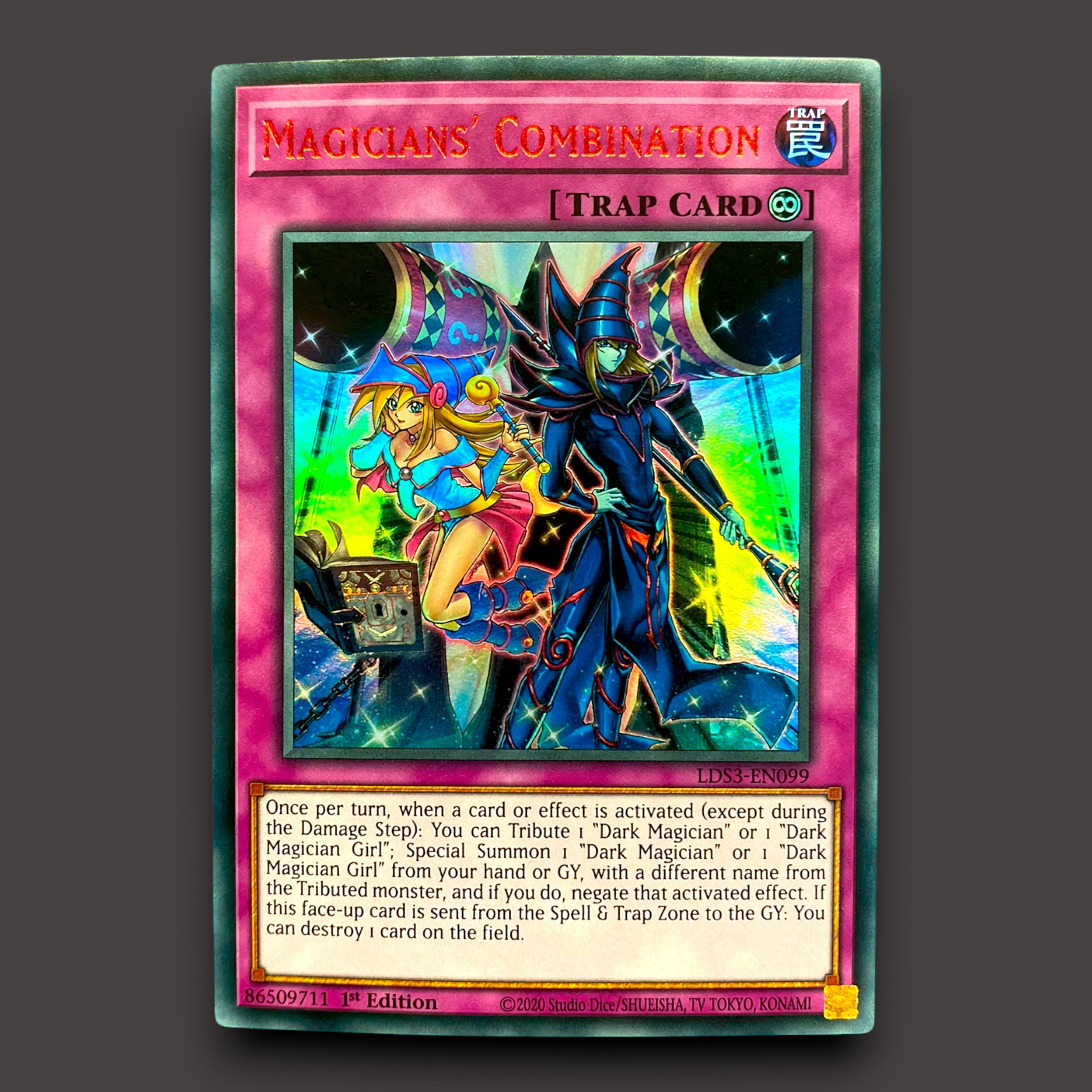 Magicians' Combination Super Rare Yu-Gi-Oh! card