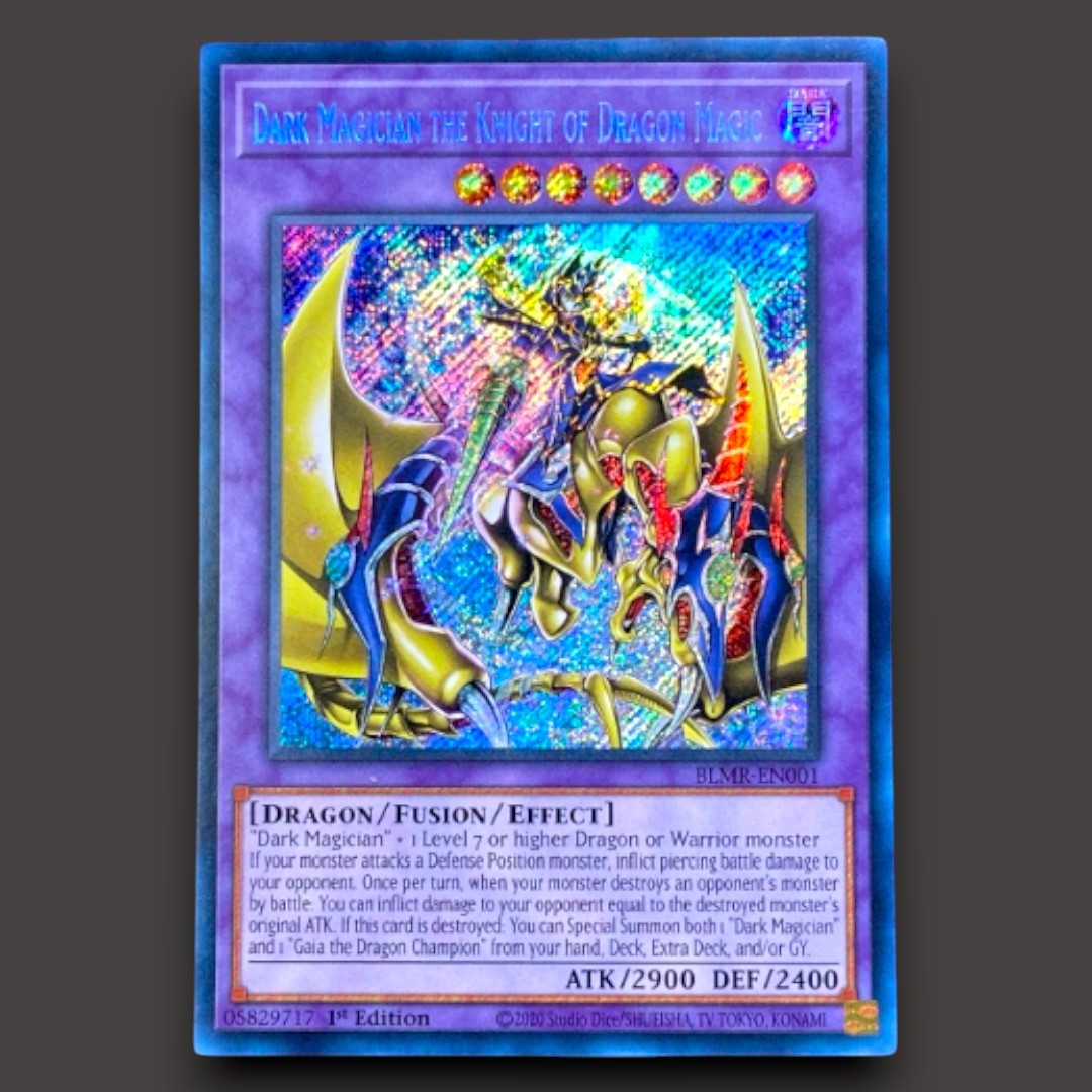 Dark Magician The Knight Of Dragon Magic Yu-Gi-Oh! card